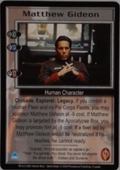 Matthew Gideon (grey/red uniform) -Rare